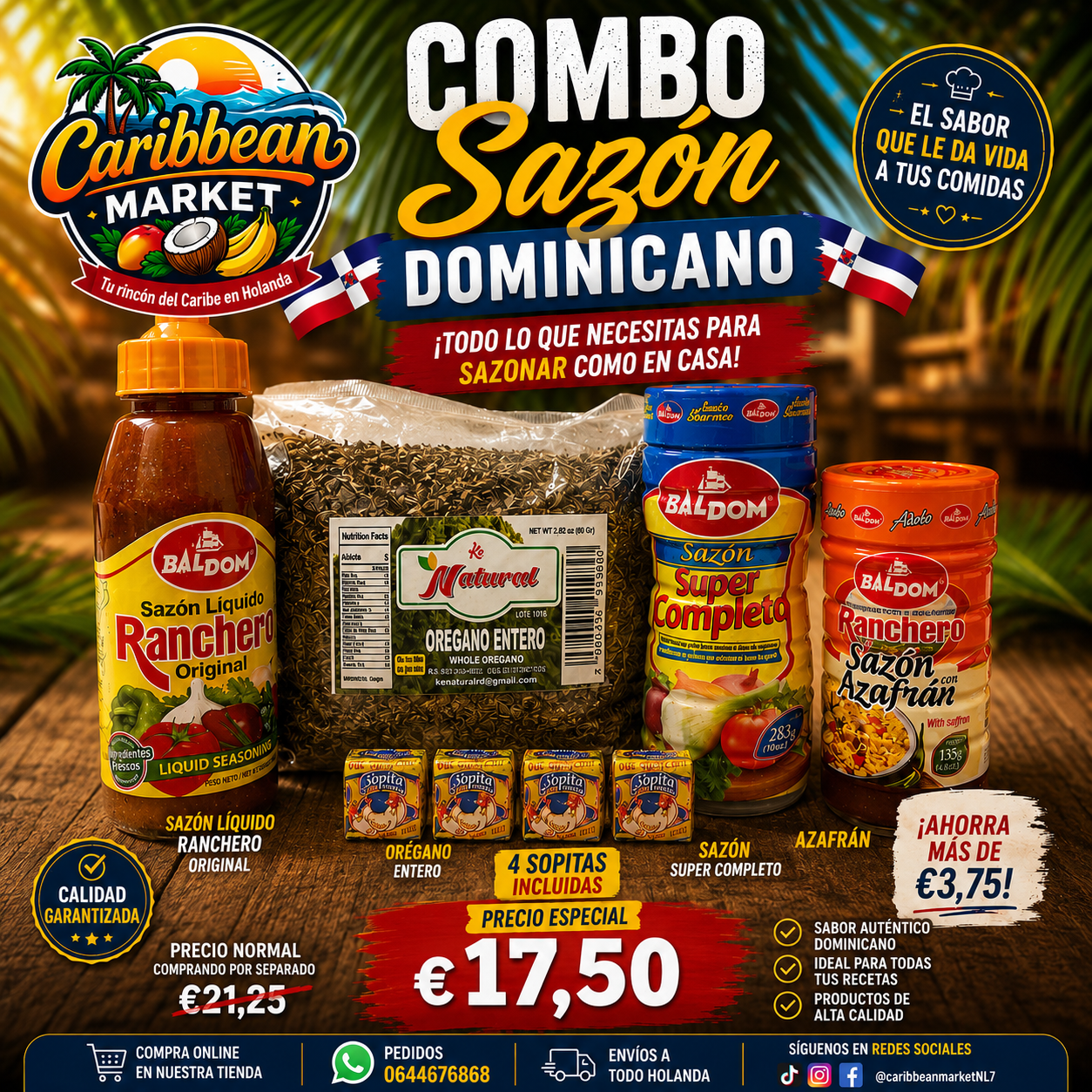 Combo Sazón Dominicano