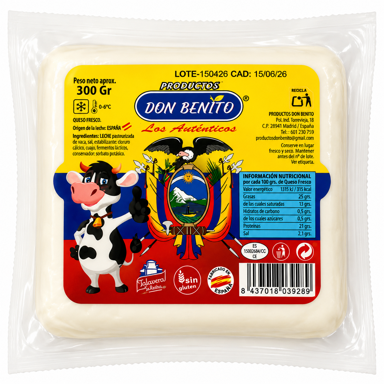 Don Benito Queso para Freir — 300g