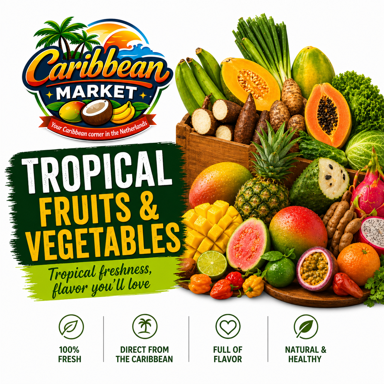 Frutas y Verduras Tropicales
