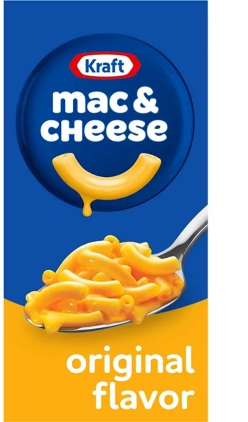 Caja azul de Kraft Mac & Cheese Original Flavor