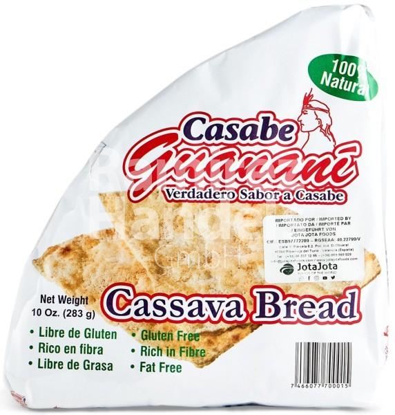 Package of Casabe Guananí cassava bread, 283g