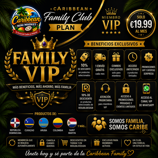 Caribbean Family Club — Plan Family VIP 👑