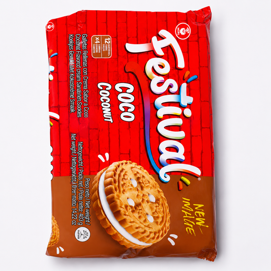 Galleta Festival coco  – Paquete de 12