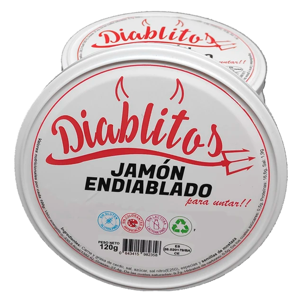 Diablitos Jamón Endiablado para Untar 120g