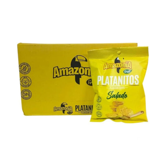 Amazonia Fruit Platanitos Salado Chips de Plátano 75g