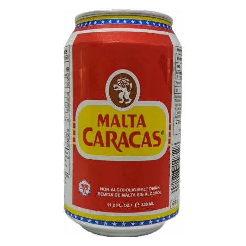 Can of Malta Caracas non-alcoholic malt drink, 330ml