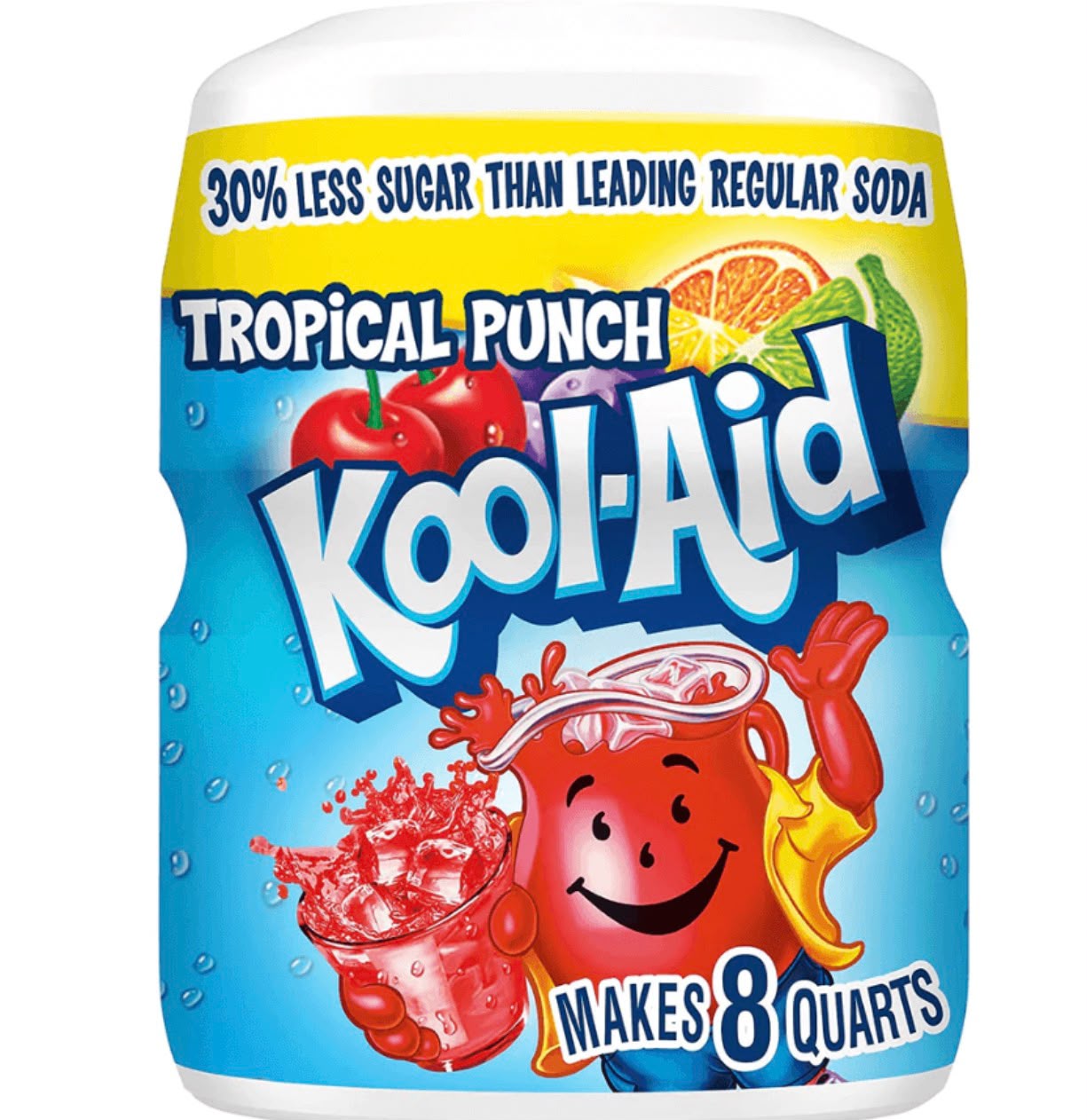 Kool-Aid Tropical Punch bote azul