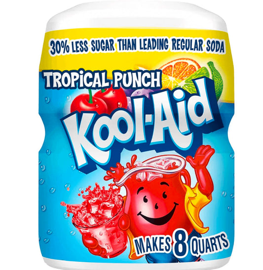 Kool-Aid Tropical Punch bote azul