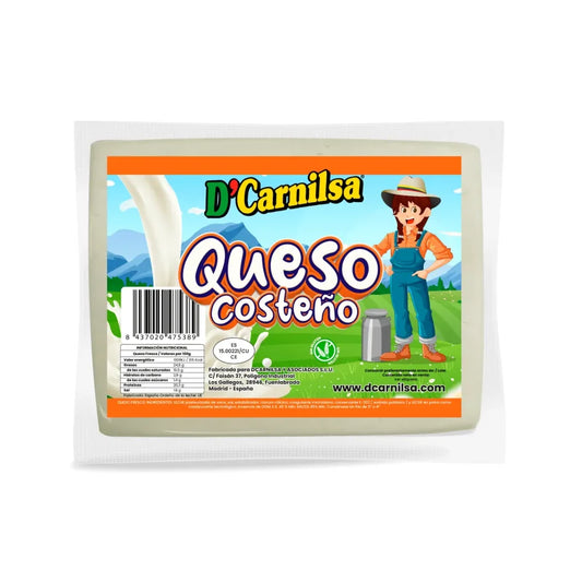 D'Carnilsa Queso Costeño Fresco barra 2kg